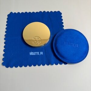 COPY - VIOLETTE_FR Object de Reflexion in a blue sueded pouch. *NEW*